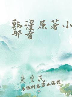 韩漫原著小说在哪看