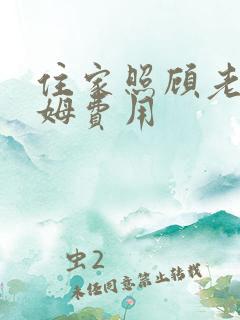 住家照顾老人保姆费用