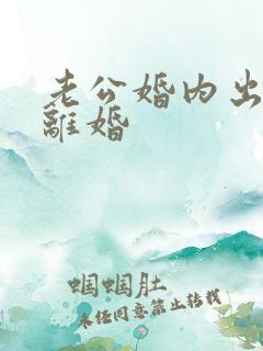 老公婚内出轨闹离婚