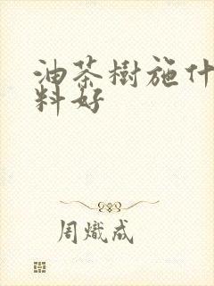 油茶树施什么肥料好