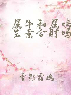 属牛和属鸡的做生意合财吗