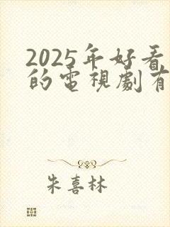 2025年好看的电视剧有哪些