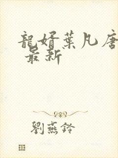 龙婿叶凡唐若雪 最新