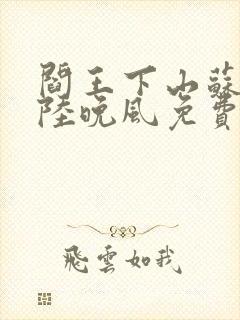 阎王下山苏文,陆晚风免费阅读小说