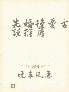 先婚后爱古代小说推荐