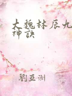 大魏林辰九天斩神诀