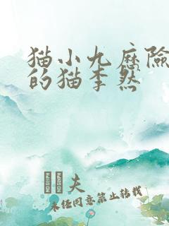 猫小九历险记中的猫李然