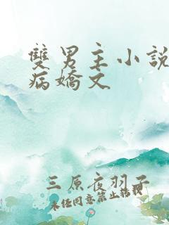 双男主小说推荐病娇文