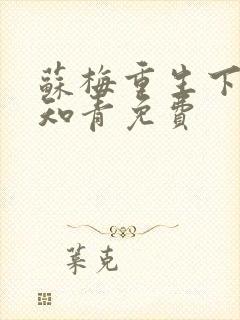 苏梅重生下乡做知青免费