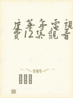 度华年电视剧免费12集观看