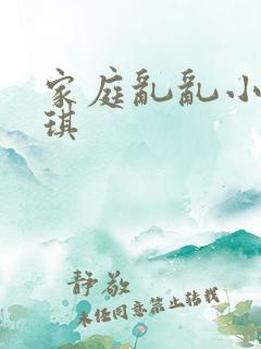 家庭乱乱小说琪琪