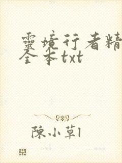 灵境行者精校版全本txt