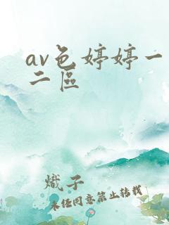 av色婷婷一区二区