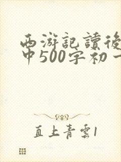 西游记读后感初中500字初一