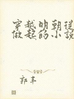 穿越明朝从流民做起的小说