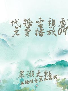代号电视剧全集免费播放09