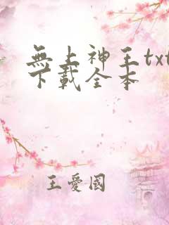 无上神王txt下载全本