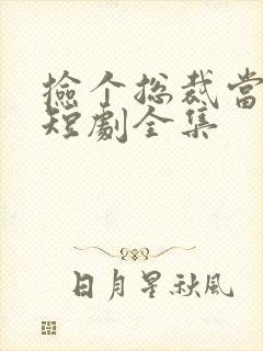 捡个总裁当老公短剧全集