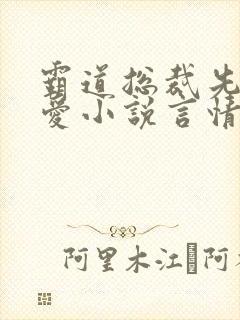 霸道总裁先婚后爱小说言情现代