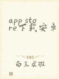 app store下载安卓版