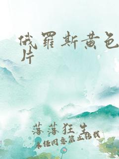 俄罗斯黄色录像片