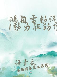 鸿日电动汽车s1动力版的价格