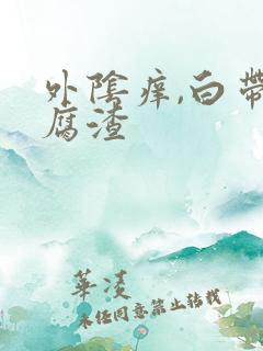 外阴痒,白带豆腐渣
