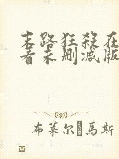 末路狂杀在线观看未删减版