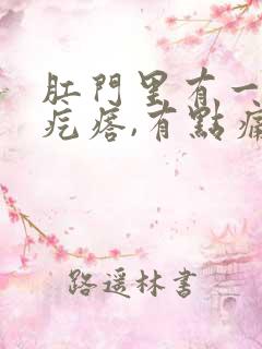 肛门里有一个硬疙瘩,有点痛
