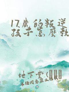 17岁的叛逆男孩子怎么教