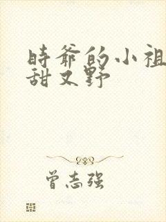 时爷的小祖宗又甜又野