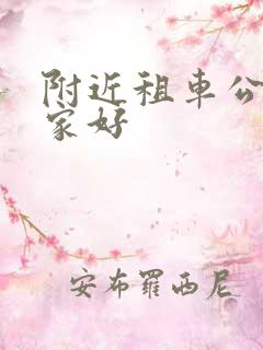 附近租车公司哪家好