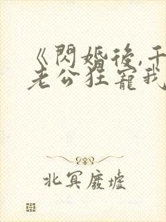 《闪婚后,千亿老公狂宠我》