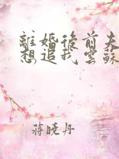 离婚后前夫总是想追我云苏