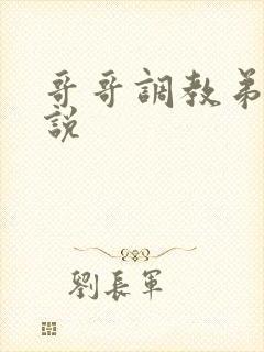 哥哥调教弟弟小说