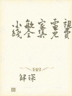 小敏家电视剧在线全集免费观看