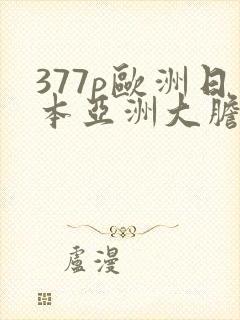 377p欧洲日本亚洲大胆