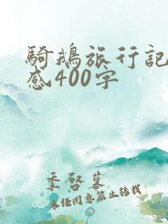 骑鹅旅行记读后感400字