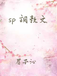 sp 调教文