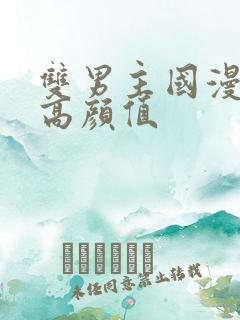 双男主国漫推荐高颜值
