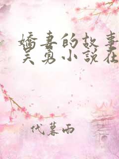娇妻的故事小爱吴勇小说在线阅读