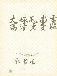 大嫁风尚电视剧高清免费版
