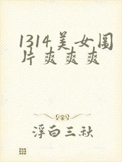 1314美女图片爽爽爽