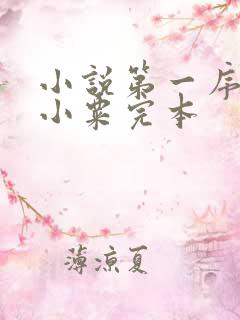 小说第一序列任小粟完本