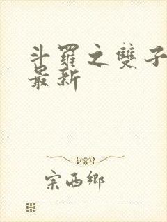 斗罗之双子斗罗最新