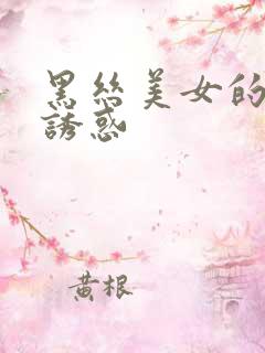 黑丝美女的极致诱惑