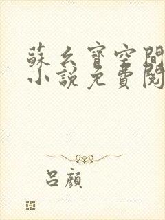 苏幺宝空间穿越小说免费阅读