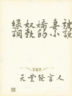 绿奴娇妻被别人调教的小说