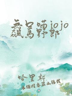无口喵jojo飙马野郎