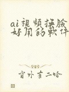 ai视频换脸最好用的软件免费